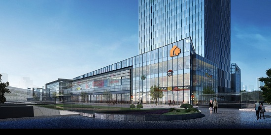 博盈国际钢构集团参建的西安?绿地中心A座圆满封顶问鼎西北第一高楼