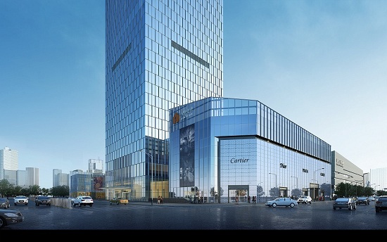 博盈国际钢构集团参建的西安?绿地中心A座圆满封顶问鼎西北第一高楼