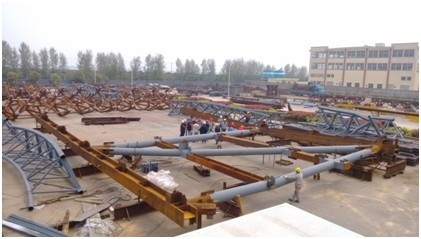 博盈国际钢构承建的杭州来福士广场工程圆满封顶