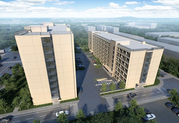 博盈国际钢构乐成中标杭州萧山国际机场5、6号宿舍及配套工程