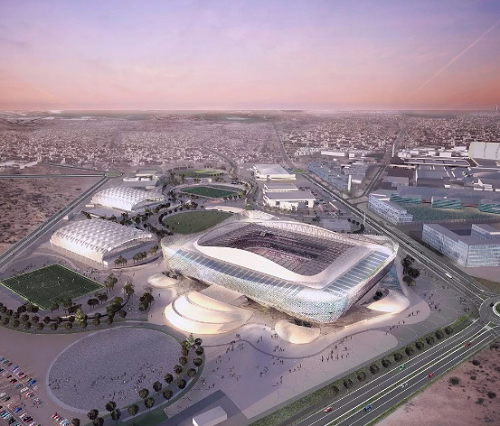 2022卡塔尔天下杯 Al Rayyan体育场 钢结构？？槭椎跛乘炻湮