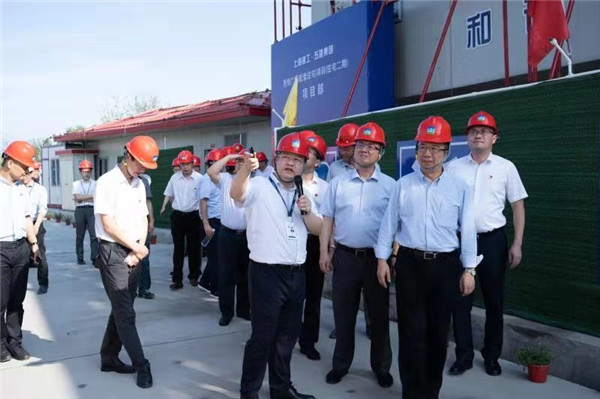 住建部副部长易军一行莅临博盈国际绿筑PSC集成住宅工程项目调研
