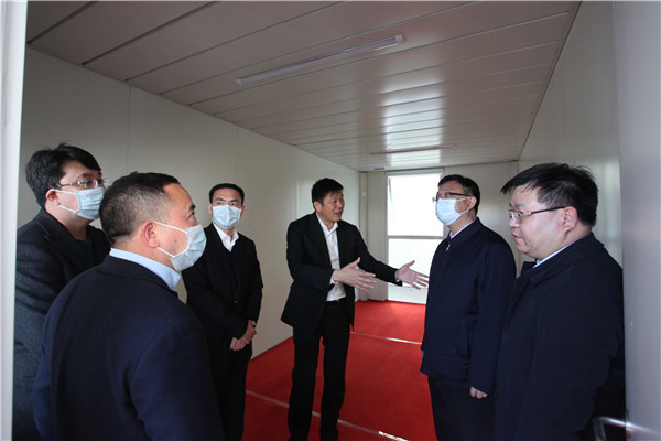省建设厅厅长项永丹调研博盈国际绿筑
