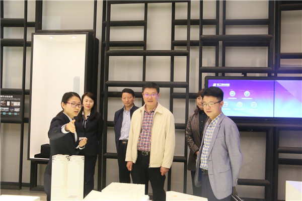 浙江省委老干部局詹茂伟副局长调研博盈国际钢构