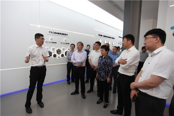 陈奕君副省长调研博盈国际绿筑