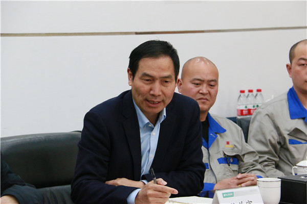 省总工会向导莅临博盈国际钢构集团开展“三效劳”运动