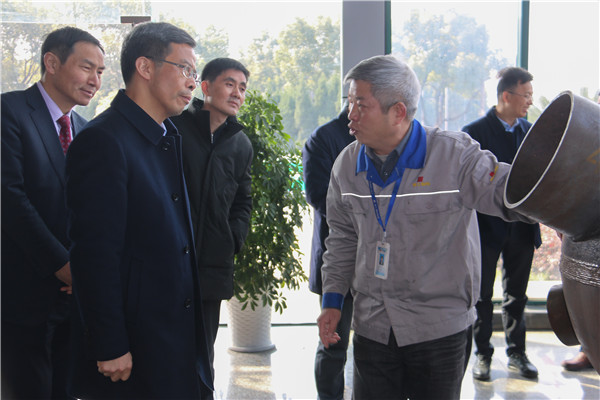 浙江省总工会党组书记、副主席吕志良莅临博盈国际钢构集团调研